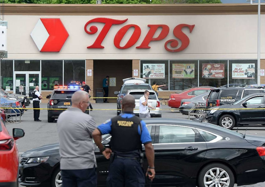 Al menos 10 muertos en un tiroteo en un supermercado en el norte de Estados Unidos