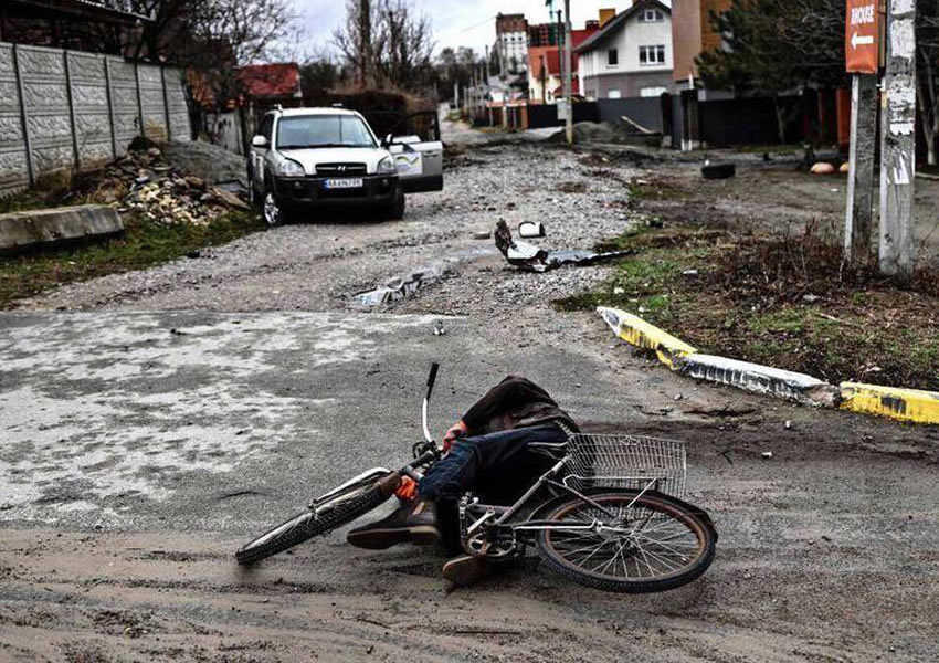 Más pruebas del horror en Bucha: un video del ‘New York Times’ reconstruye el asesinato de 9 ucranianos